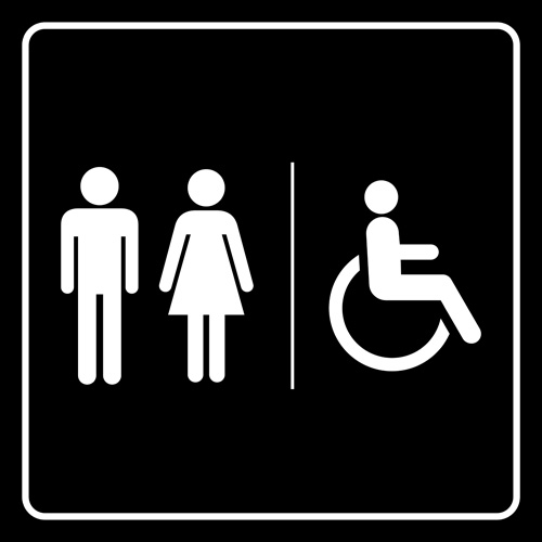 Vector toilet sign man and woman design 04