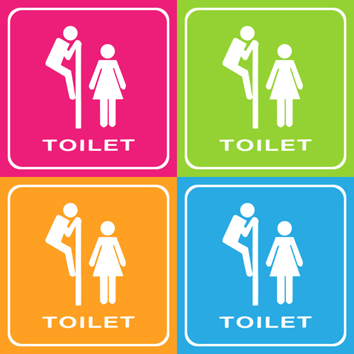 Vector toilet sign man and woman design 07 Vector toilet sign man and woman design 07