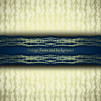 Vintage seamless luxury pattern background vector 04