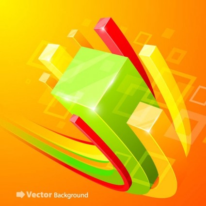 3D cube background art vector 3D cube background art vector
