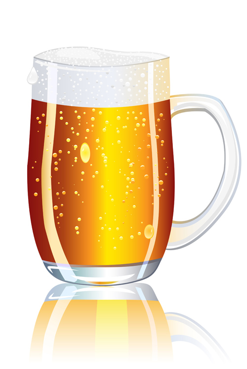 Different Beer elements covers for label and background 05