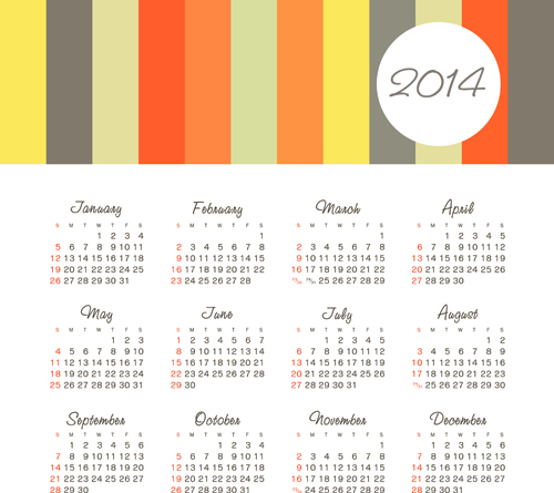 upload calendar 2014 
