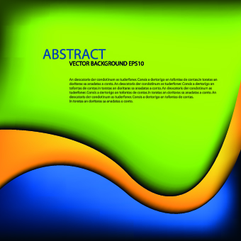 Dynamic curves vector background 03