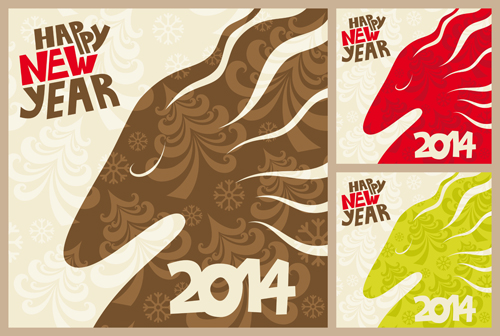 stylish horse holidays holiday greeting cards 2014 