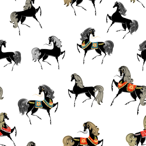 seamless Patterns pattern horses 2014 