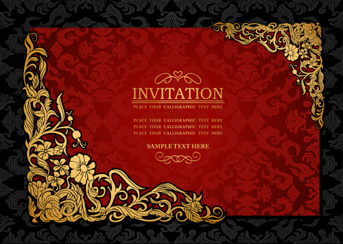 luxury invitation elements element 