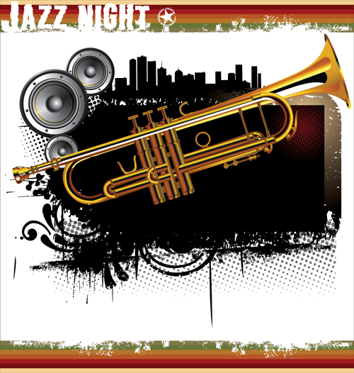 Vintage Music background 03