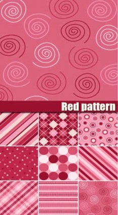 Red pattern cute vector Red pattern cute vector