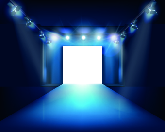 Spotlight light design background vector 05