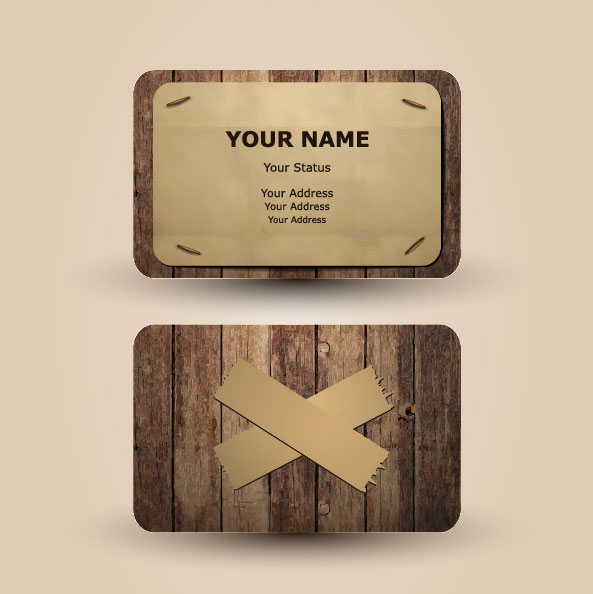 Vintage of Retro cards vector 01
