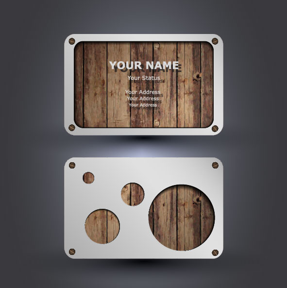 Vintage of Retro cards vector 05