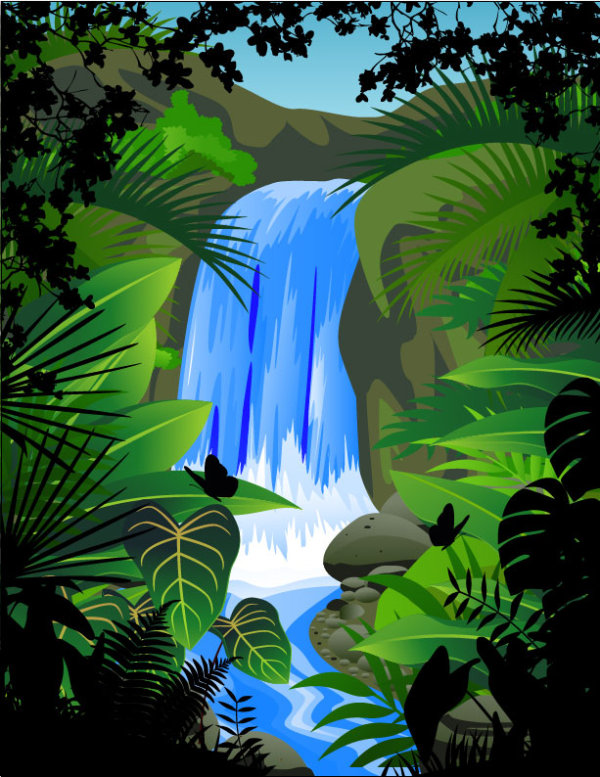 Cartoon plant 01 vector