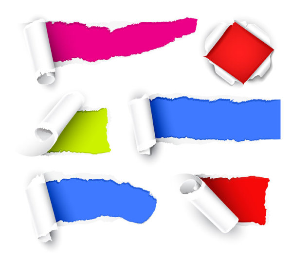 vector color stickers 