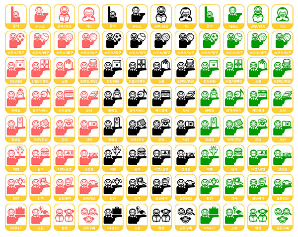 user Smile occupation Look cute icons characters character cartoon 