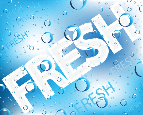Fresh background vector art