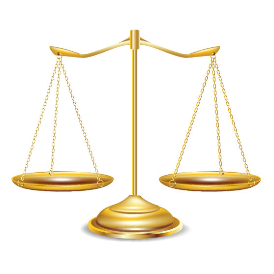 Set of scales design elements vector 02