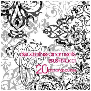 decornaments 01 Photoshop Brushes