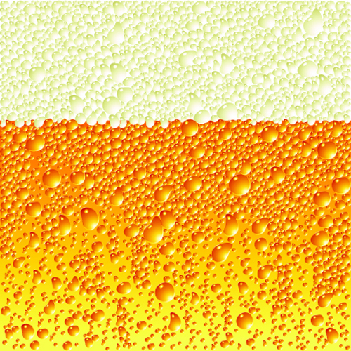 pattern creative bubble beer 