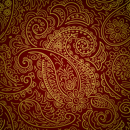 Patterns pattern paisley material brown 