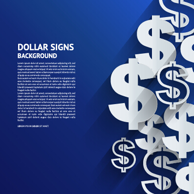 dollar signs dollar creative background 