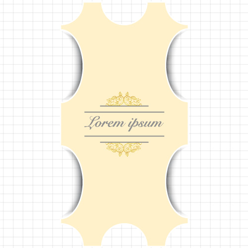 Creative greeting card for your text vector 07