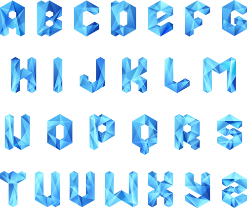 different crystal alphabet 