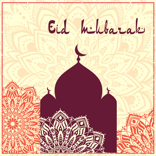 Eid ornament floral art background vector 09 Eid ornament floral art background vector 09