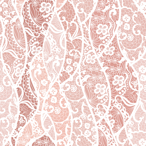 Exquisite lace pattern background 04