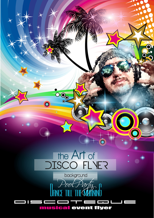 party flyer fashion disco 