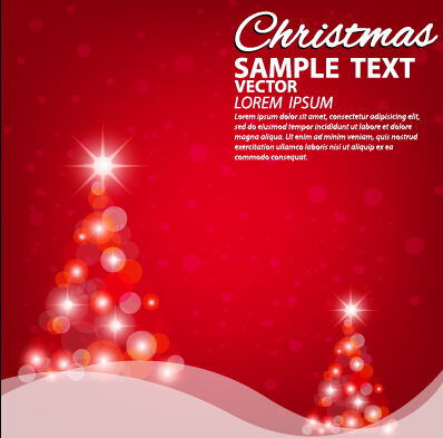 Halation red 2015 christmas background art 03