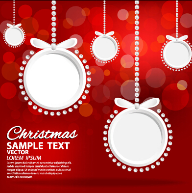 Halation red 2015 christmas background art 04