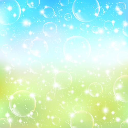 Natural green halation background art 06