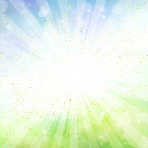 Natural green halation background art 07