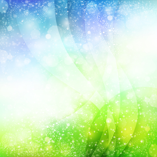 Natural green halation background art 08