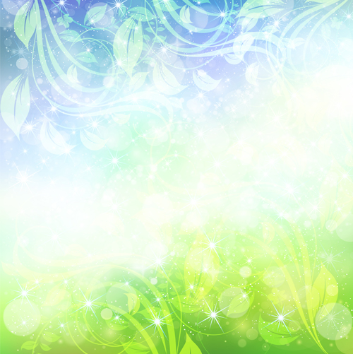 Natural green halation background art 09