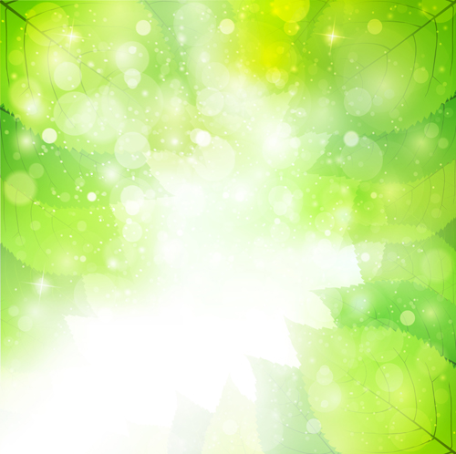 Natural green halation background art 11