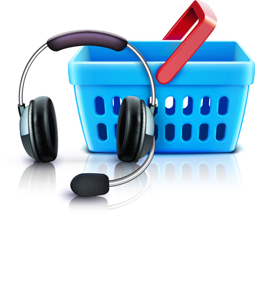 Elements of Online Shopping design vector graphic 03