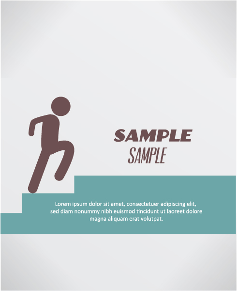People vintage styles cover vector set 23