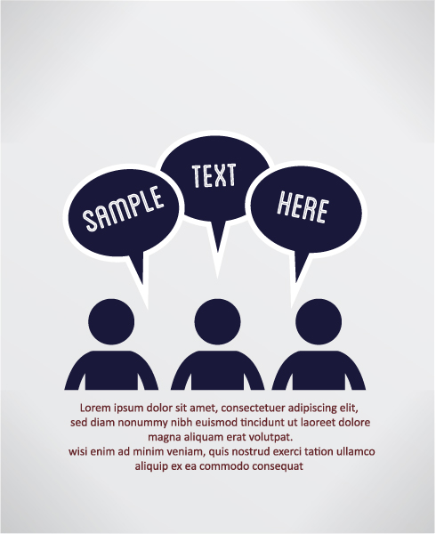 People vintage styles cover vector set 24