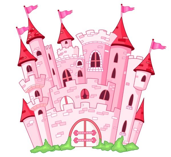 princess pink fairy design castle 