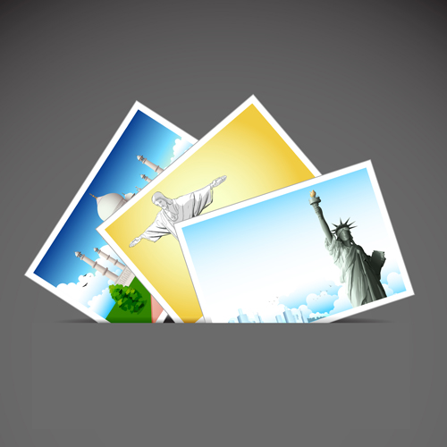 Travel design elements vector art 04