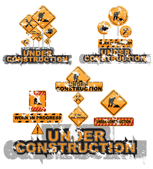 signs sign mix garbage elements element construction 