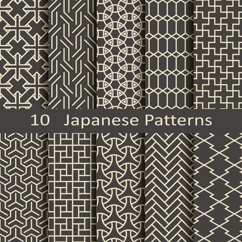 seamless Patterns Japanese style Japanese 