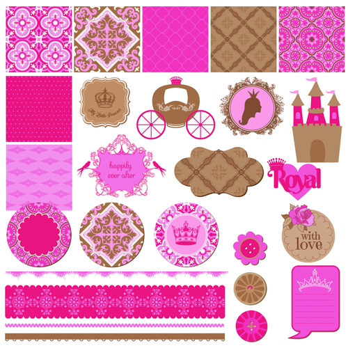 wedding seamless pattern vector labels label 