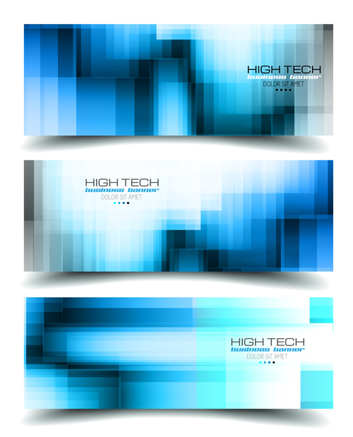 World with high tech banners vector 02 World with high tech banners vector 02