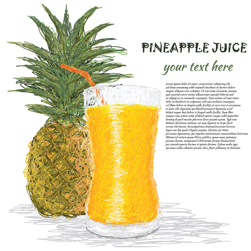 Juice design vector 03
