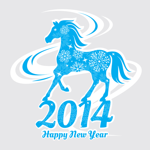year new year horse 2014 