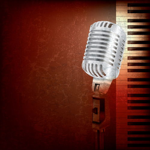 Vintage Music background 01