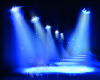 Spotlight light design background vector 01