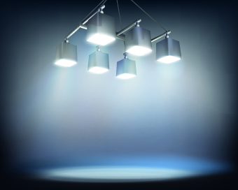 Spotlight light design background vector 02
